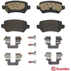 stabdžių trinkelių rinkinys, diskinis stabdys PRIME LINE
                                BREMBO                           