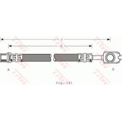 stabdžių žarnelė
                                TRW                                                PHD351, TRW, PHD351, 