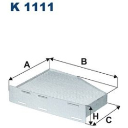 filtras, salono oras
                                FILTRON                                K1111, Nenurodytas gamintojas, K1