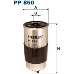 kuro filtras
                                FILTRON                                PP850, Nenurodytas gamintojas, PP850, aut