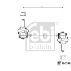 stabilizatoriaus traukė ProKit
                                FEBI BILSTEIN                                                