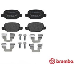 stabdžių trinkelių rinkinys, diskinis stabdys PRIME LINE
                                BREMBO                           