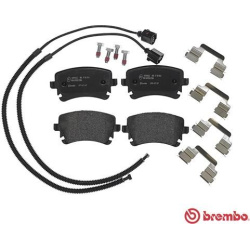 stabdžių trinkelių rinkinys, diskinis stabdys PRIME LINE
                                BREMBO                           