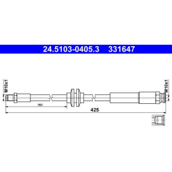 stabdžių žarnelė
                                ATE                                                24.5103-0405.3, ATE, 