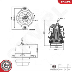 variklio montavimas
                                ESEN SKV                                                75SKV303, Nenurod