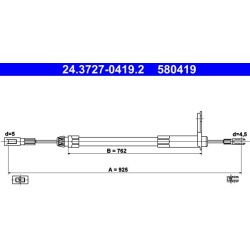 trosas, stovėjimo stabdys
                                ATE                                24.3727-0419.2, ATE, 243727-041