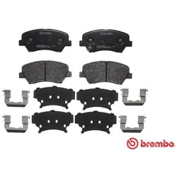 Stabdžių kaladėlės priekinės, PREMIUM kokybė
                                BREMBO                                P300