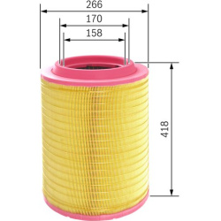 oro filtras
                                BOSCH                                                F026400072, BOSCH, F02640007