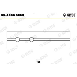 įvorės mažu galu, švaistiklis
                                GLYCO                                55-4006SEMI, GLYCO, 55