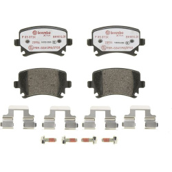 stabdžių trinkelių rinkinys, diskinis stabdys XTRA LINE
                                BREMBO                            