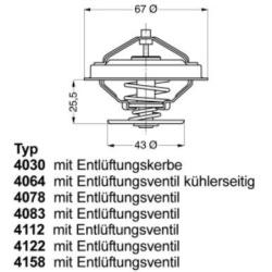 termostatas, aušinimo skystis
                                BorgWarner (Wahler)                                           