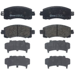 Stabdžių kaladėlės priekinės, PREMIUM kokybė
                                BREMBO                                P780