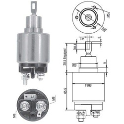 solenoidinis jungiklis, starteris
                                MAGNETI MARELLI                                            