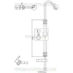hidraulinė žarna, vairo sistema
                                TRISCAN                                                8516