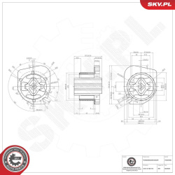 montavimas, automatinė transmisija
ESEN SKV 7