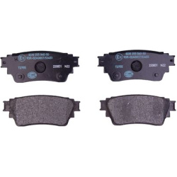 stabdžių trinkelių rinkinys, diskinis stabdys
                                HELLA                                       