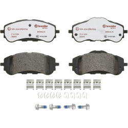 stabdžių trinkelių rinkinys, diskinis stabdys XTRA LINE
                                BREMBO                            