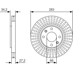 stabdžių diskas (1vnt)
                                BOSCH                                0986479W69, BOSCH, 0986479W69, 