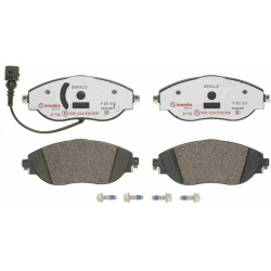 stabdžių trinkelių rinkinys, diskinis stabdys XTRA LINE
                                BREMBO                            