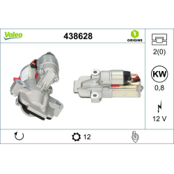 Starteris VALEO ORIGINS NEW OE TECHNOLOGY
                                                438628, VALEO, 438628, auto detalė