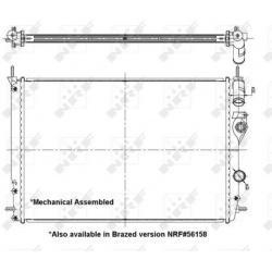 Aušinimo radiatorius
                                NRF                                                58198, NRF, 58198, a