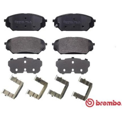 stabdžių trinkelių rinkinys, diskinis stabdys PRIME LINE
                                BREMBO                           