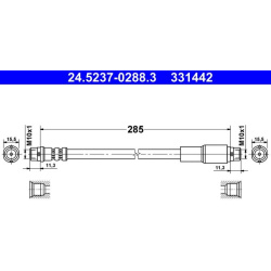 stabdžių žarnelė
                                ATE                                24.5237-0288.3, ATE, 24.5237-0288.3, 