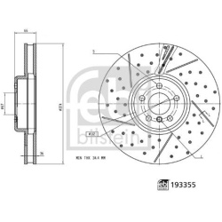 FEBI BILSTEIN                                                193355, FEBI BILSTEIN, 193355, auto detalė