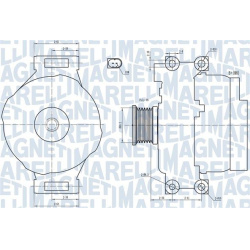 kintamosios srovės generatorius
                                MAGNETI MARELLI                                             
