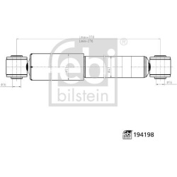 amortizatorius
                                FEBI BILSTEIN                                                194198, FEBI BILS