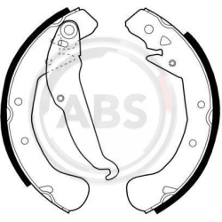 stabdžių trinkelių komplektas
                                A.B.S.                                                8960, 