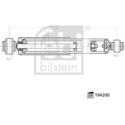 amortizatorius
                                FEBI BILSTEIN                                                194200, FEBI BILS