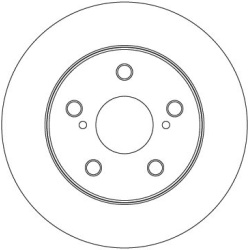 stabdžių diskas (1vnt)
                                TRW                                                DF3970, TRW, DF39