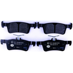 stabdžių trinkelių rinkinys, diskinis stabdys
                                HELLA                                       