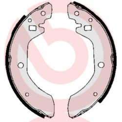 stabdžių trinkelių komplektas ESSENTIAL LINE
                                BREMBO                                       