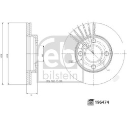 stabdžių diskas (1vnt)
FEBI BILSTEIN 196474,