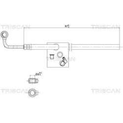 hidraulinė žarna, vairo sistema
                                TRISCAN                                8516 29068, Nenurody