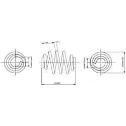 spyruoklė MONROE SPRINGS
                                                SN3512, MONROE, SN3512, auto detalė
