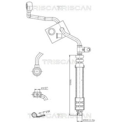 hidraulinė žarna, vairo sistema
                                TRISCAN                                                8516