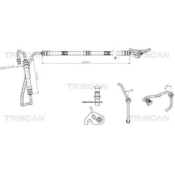 hidraulinė žarna, vairo sistema
                                TRISCAN                                                8516