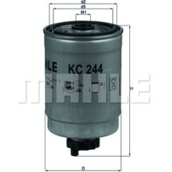 Filtras kuro diesel
                                MAHLE                                                KC244, MAHLE, KC244,