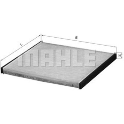 Filtras salono
                                MAHLE                                                LA109, MAHLE, LA109, auto