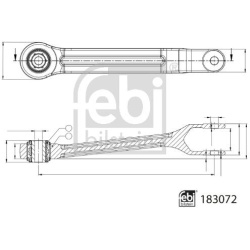 stabilizatoriaus traukė
                                FEBI BILSTEIN                                                183072,