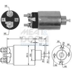 solenoidinis jungiklis, starteris
                                MEAT &amp; DORIA                                           