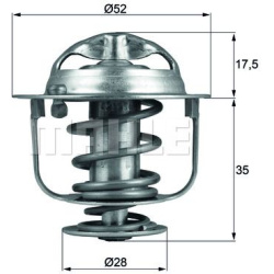 Termostatas
                                MAHLE                                                TX11982D, MAHLE, TX11982D, a