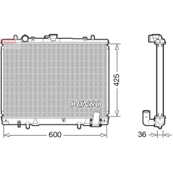 radiatorius, variklio aušinimas
DENSO DRM4504