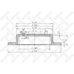 stabdžių diskas (1vnt)
                                STELLOX                                6020-2621-SX, STELLOX, 6020-2