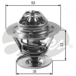 termostatas, aušinimo skystis
                                GATES                                                TH12592G1