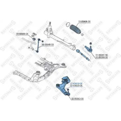 Vikšro valdymo svirtis
                                STELLOX                                                57-03619-SX, S