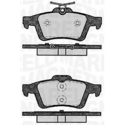 stabdžių trinkelių rinkinys, diskinis stabdys
                                MAGNETI MARELLI                             
